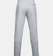 Load image into Gallery viewer, Men&#39;s | Under Armour | 1357129 | Rival Fleece Pant | Mod Gray Light Heather / Onyx White