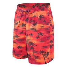 Load image into Gallery viewer, Men&#39;s | Saxx | SXLS30 | Cannonball N21 Long Swim Short | Red Palm Sunset