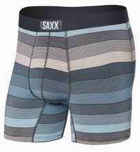Load image into Gallery viewer, Men&#39;s | Saxx | SMBM35 | Vibe Boxer Brief | Hazy Stripe / Washed Blue