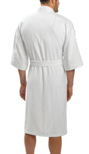 Load image into Gallery viewer, Majestic | 1871120 | Solid Terry Velour Kimono Robe | White