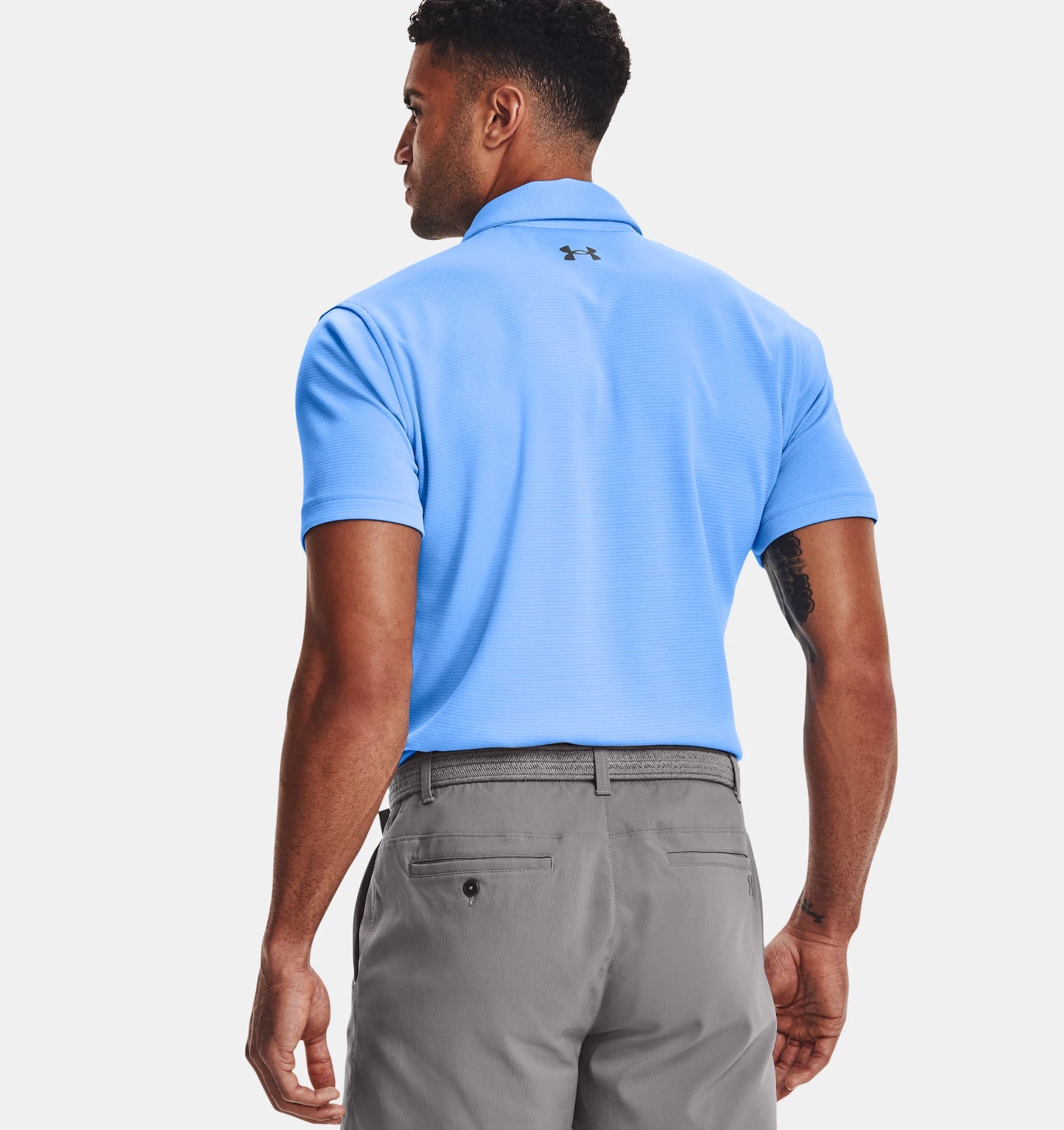 Men's | Under Armour | 1290140-475 | Tech™ Polo | Carolina Blue / Pitch Gray