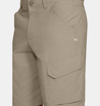 Load image into Gallery viewer, Men&#39;s | Under Armour | 1304649 | Fish Hunter Cargo Shorts | City Khaki / Summit White