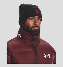 Load image into Gallery viewer, Men&#39;s | Under Armour | 1373155 | Halftime Cuff Beanie | Black / Bolt Red