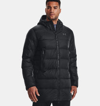 Load image into Gallery viewer, Men&#39;s | Under Armour | 1373663 | Storm Armour Down Parka | Black / Pitch Gray