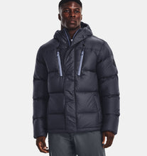 Load image into Gallery viewer, Men&#39;s | Under Armour | 1375437 | Storm ColdGear Infrared Down Jacket | Tempered Steel / Black