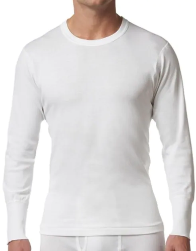 Men's | Stanfield's | 2513 | 100% Cotton | Long Sleeve Shirt | White
