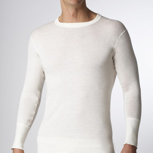 Men's | Stanfield's | 4313 | Superwash Wool | Long Sleeve Shirt | Natural