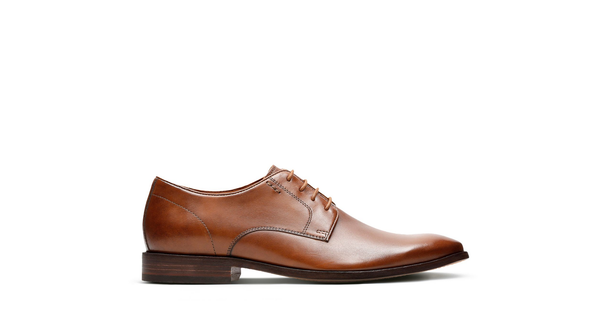 Men s Clarks 26133369 Nantasket Fly Dark Tan Leather