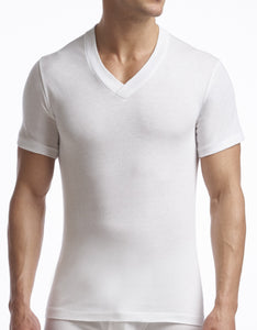 Men's | Stanfield's | Supreme Cotton Blend V-Neck T-Shirt (1 Pack) | White