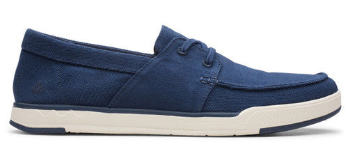 Men's | Clarks | 26148967 | Step Isle Base | Navy Canvas