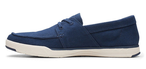 Men's | Clarks | 26148967 | Step Isle Base | Navy Canvas