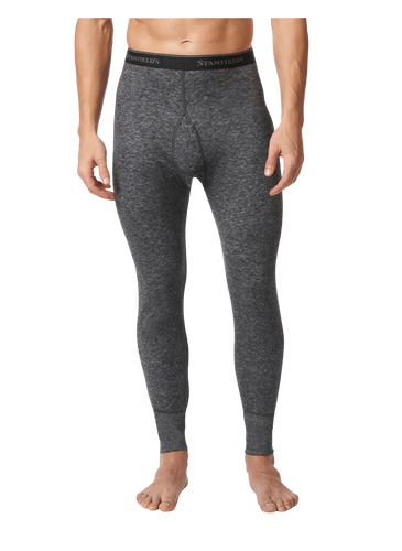 Men's | Stanfield's | 8812 | Two Layer Wool Blend | Long Underwear | Charcoal Mix