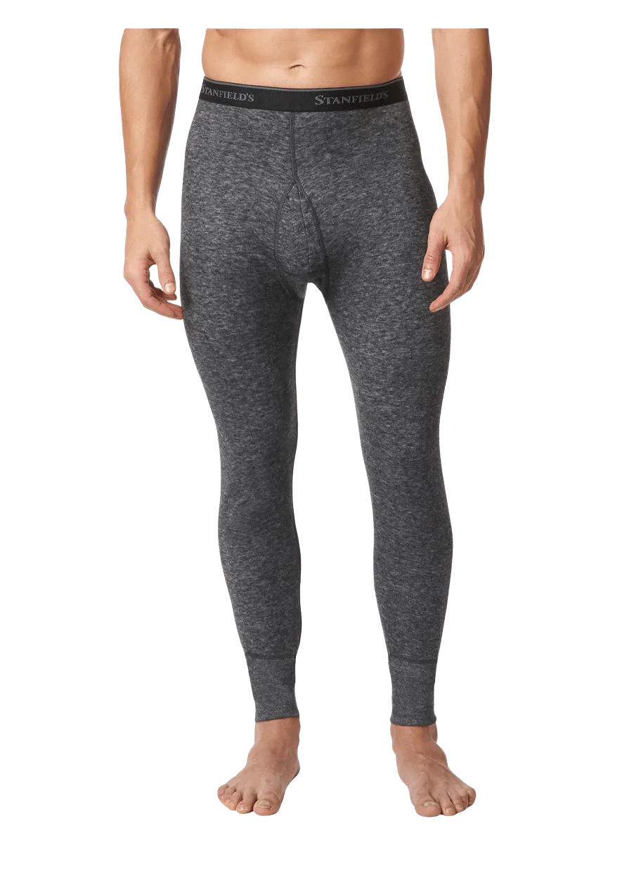 Men's | Stanfield's | 8812 | Two Layer Wool Blend | Long Underwear | Charcoal Mix