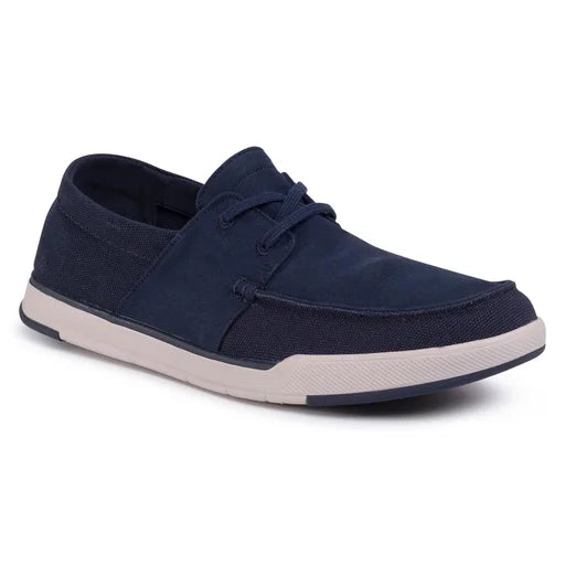 Men's | Clarks | 26148967 | Step Isle Base | Navy Canvas