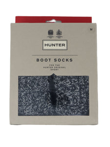Women's | Hunter | UAS3128AAC | Original Roped Boot Sock - Short | Black/Grey