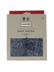 Women's | Hunter | UAS3128AAC | Original Roped Boot Sock - Short | Navy/Grey