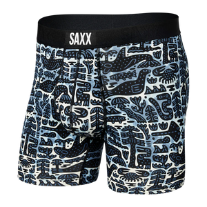 Men's | Saxx | SXBB30F | Ultra Boxer Brief Fly | Coast Life/Navy