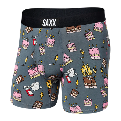 Men's | Saxx | SXBB30F | Ultra Boxer Brief Fly | Fired Up/Turbulence