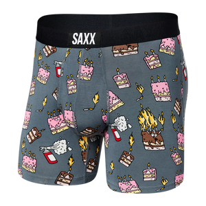 Men's | Saxx | SXBB30F | Ultra Boxer Brief Fly | Fired Up/Turbulence