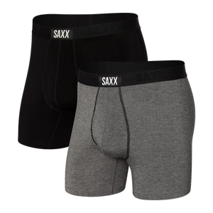 Men's | Saxx | SXPP2U | 2 Pack | Ultra Boxer Brief | Black/Grey